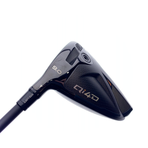 Used TaylorMade Qi4D Driver / 9.0 Degrees / Stiff Flex / Left-Handed
