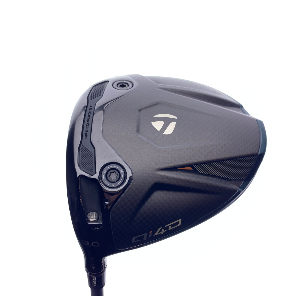Used TaylorMade Qi4D Driver / 9.0 Degrees / Stiff Flex / Left-Handed