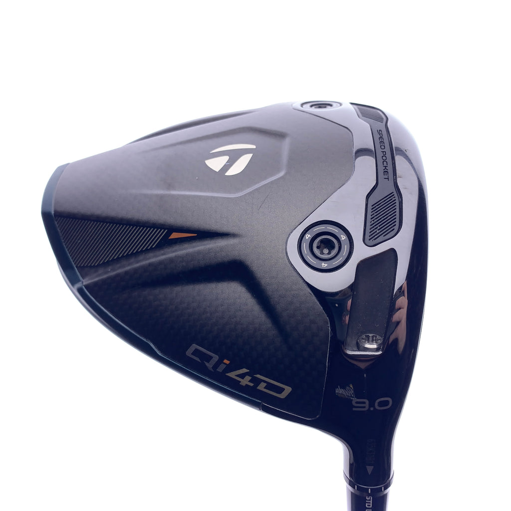 Used TaylorMade Qi4D Driver / 9.0 Degrees / Stiff Flex