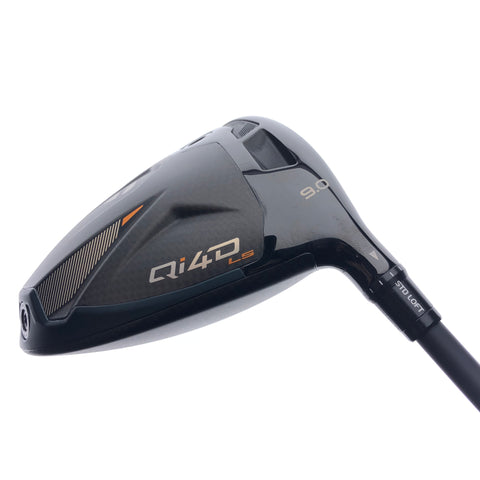 Used TaylorMade Qi4D LS Driver / 9.0 Degrees / Stiff Flex