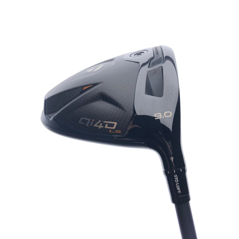 Used TaylorMade Qi4D LS Driver / 9.0 Degrees / Stiff Flex
