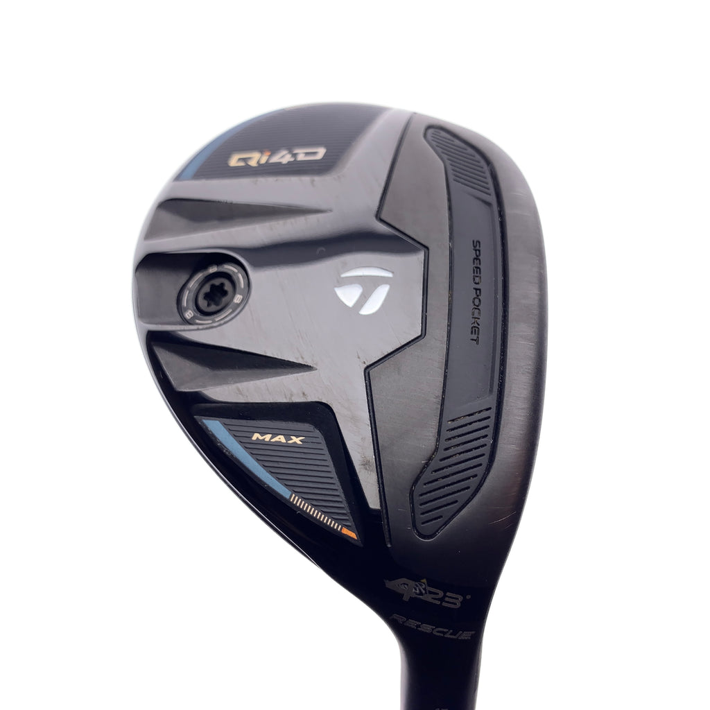 Used TaylorMade Qi4D Max 4 Hybrid / 23.0 Degrees / Regular Flex