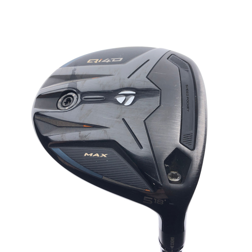 Used TaylorMade Qi4D Max 5 Fairway Wood / 18.0 Degrees / Regular Flex