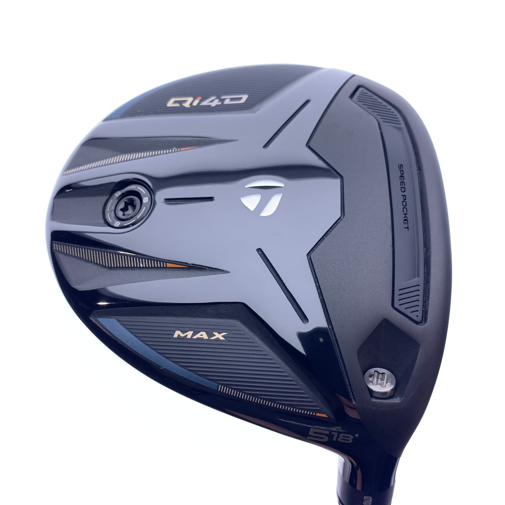 Used TaylorMade Qi4D Max 5 Fairway Wood / 18.0 Degrees / Stiff Flex