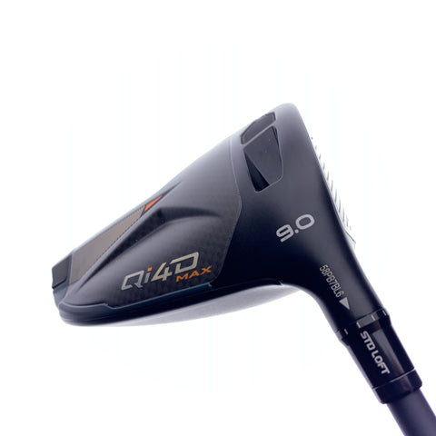 Used TaylorMade Qi4D Max Driver / 9.0 Degrees / Stiff Flex