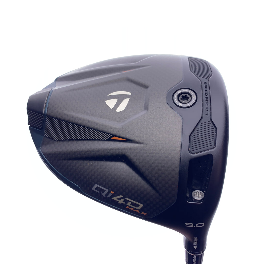 Used TaylorMade Qi4D Max Driver / 9.0 Degrees / Stiff Flex