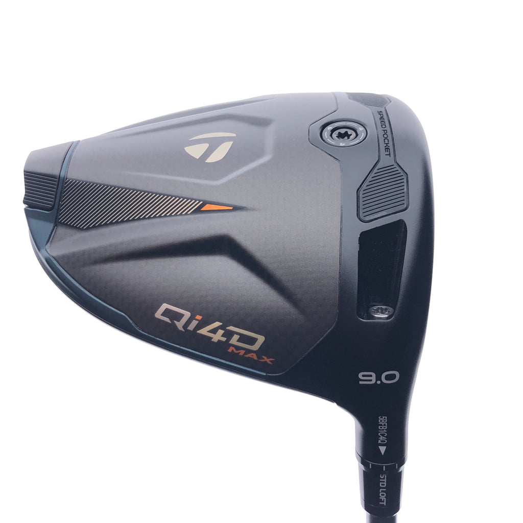 Used TaylorMade Qi4D Max Driver / 9.0 Degrees / Stiff Flex