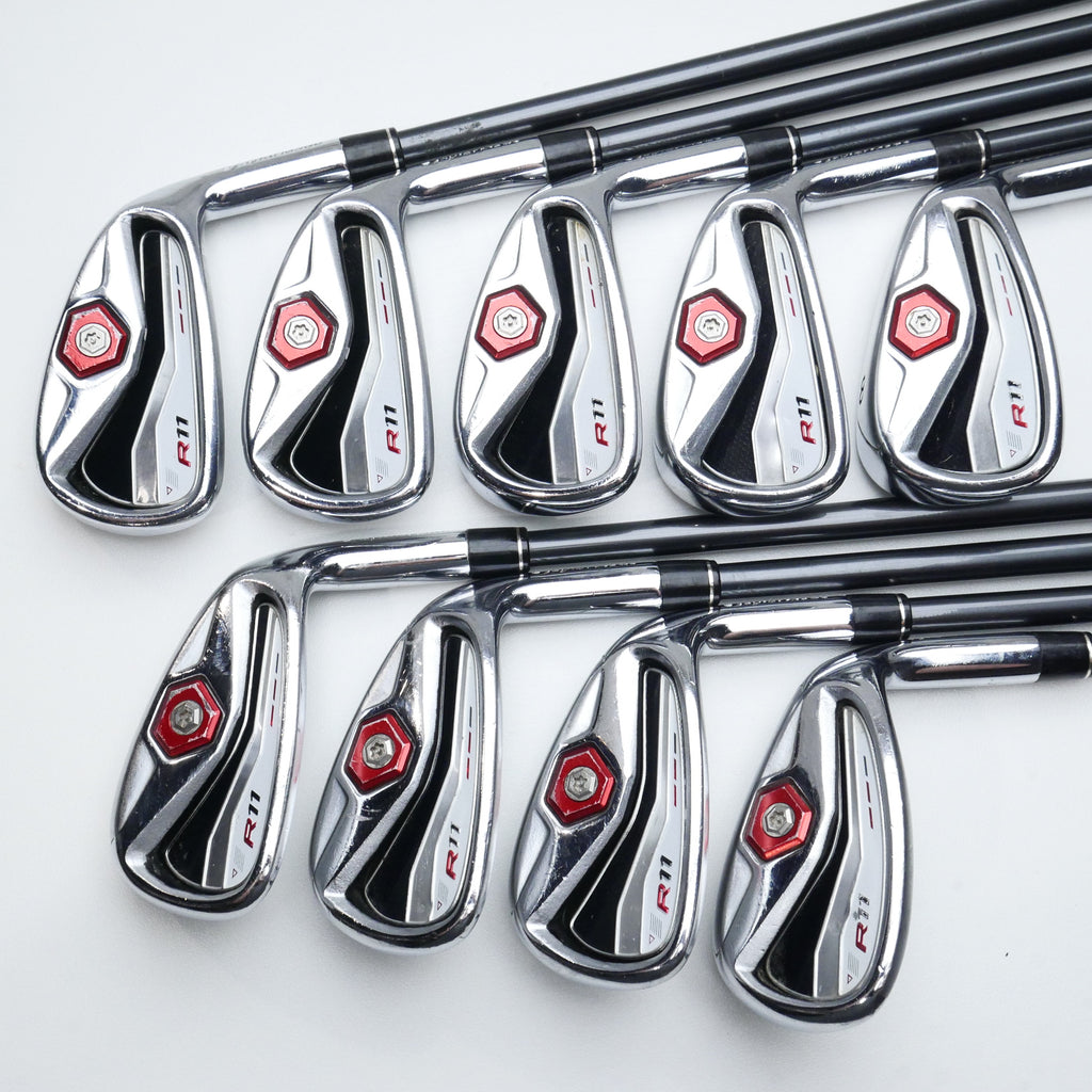 Used TaylorMade R11 Iron Set / 4 - SW + AW / Stiff Flex