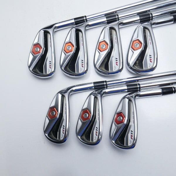 Used TaylorMade R11 Iron Set / 5 - PW + AW / Regular Flex