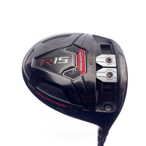 Used TaylorMade R15 Black Driver / 9.5 Degrees / Stiff Flex