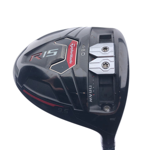 Used TaylorMade R15 Black Driver / 9.5 Degrees / Stiff Flex