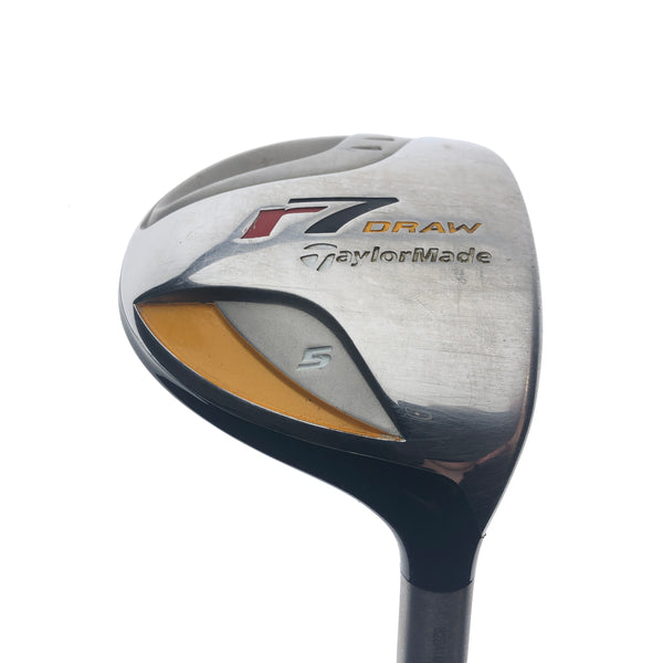 Used TaylorMade R7 Draw 5 Fairway Wood / 18 Degrees / Regular Flex