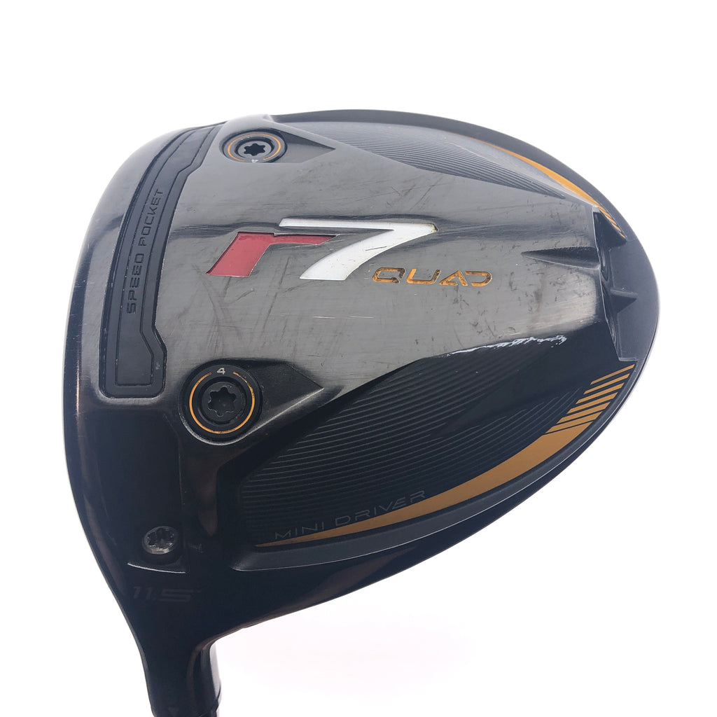 Used TaylorMade R7 Quad Mini Driver / 11.5 Degrees / Regular Flex / Left-Handed