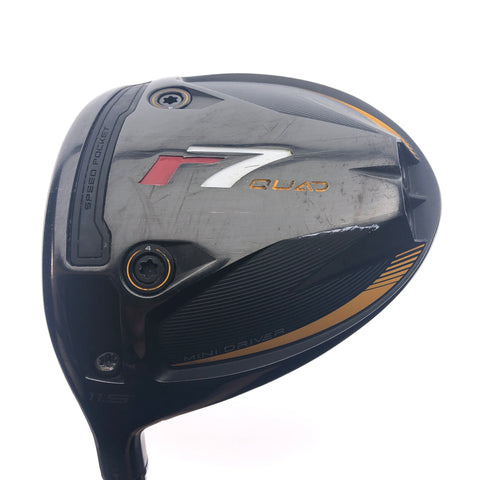 Used TaylorMade R7 Quad Mini Driver / 11.5 Degrees / Regular Flex / Left-Handed