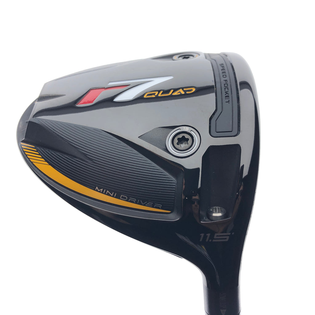 Used TaylorMade R7 Quad Mini Driver / 11.5 Degrees / Regular Flex