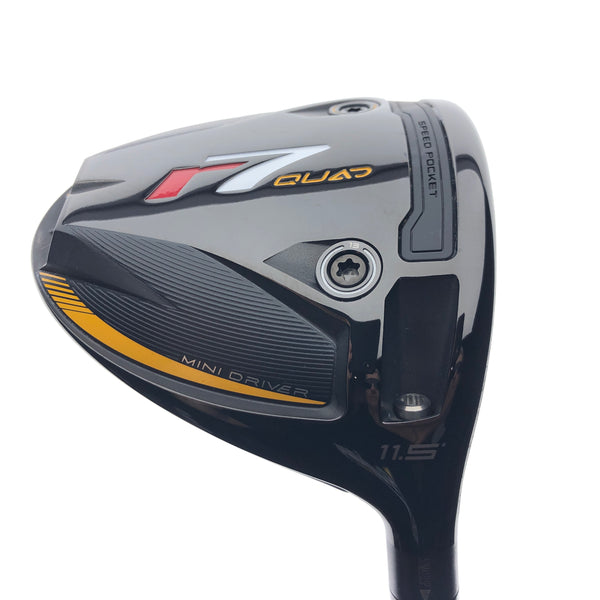 Used TaylorMade R7 Quad Mini Driver / 11.5 Degrees / Regular Flex