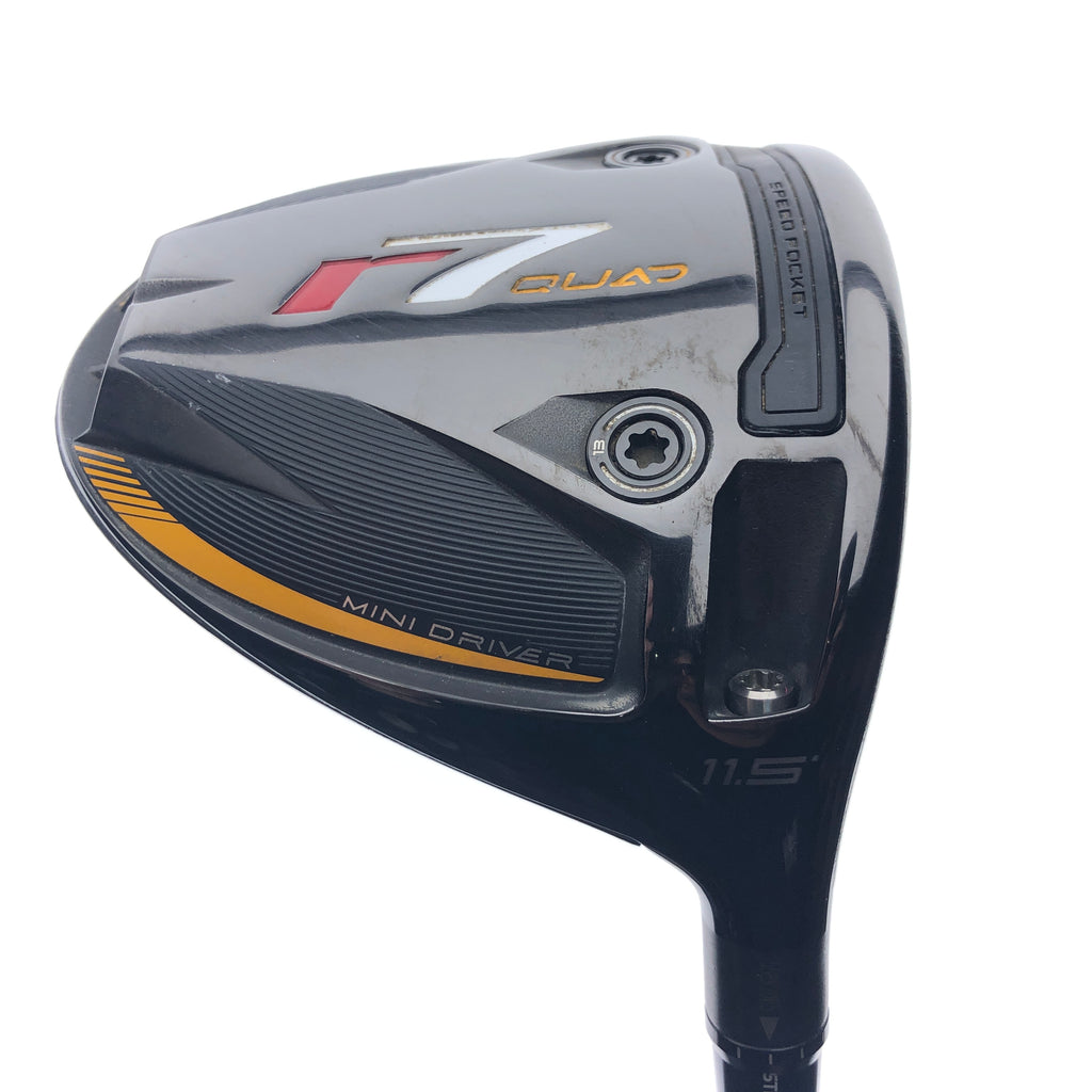 Used TaylorMade R7 Quad Mini Driver / 11.5 Degrees / Regular Flex