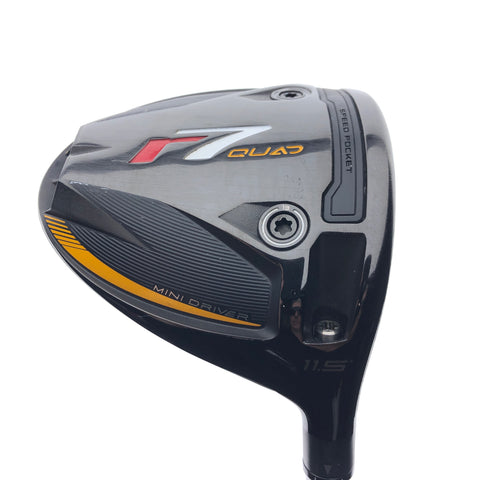 Used TaylorMade R7 Quad Mini Driver / 11.5 Degrees / Stiff Flex