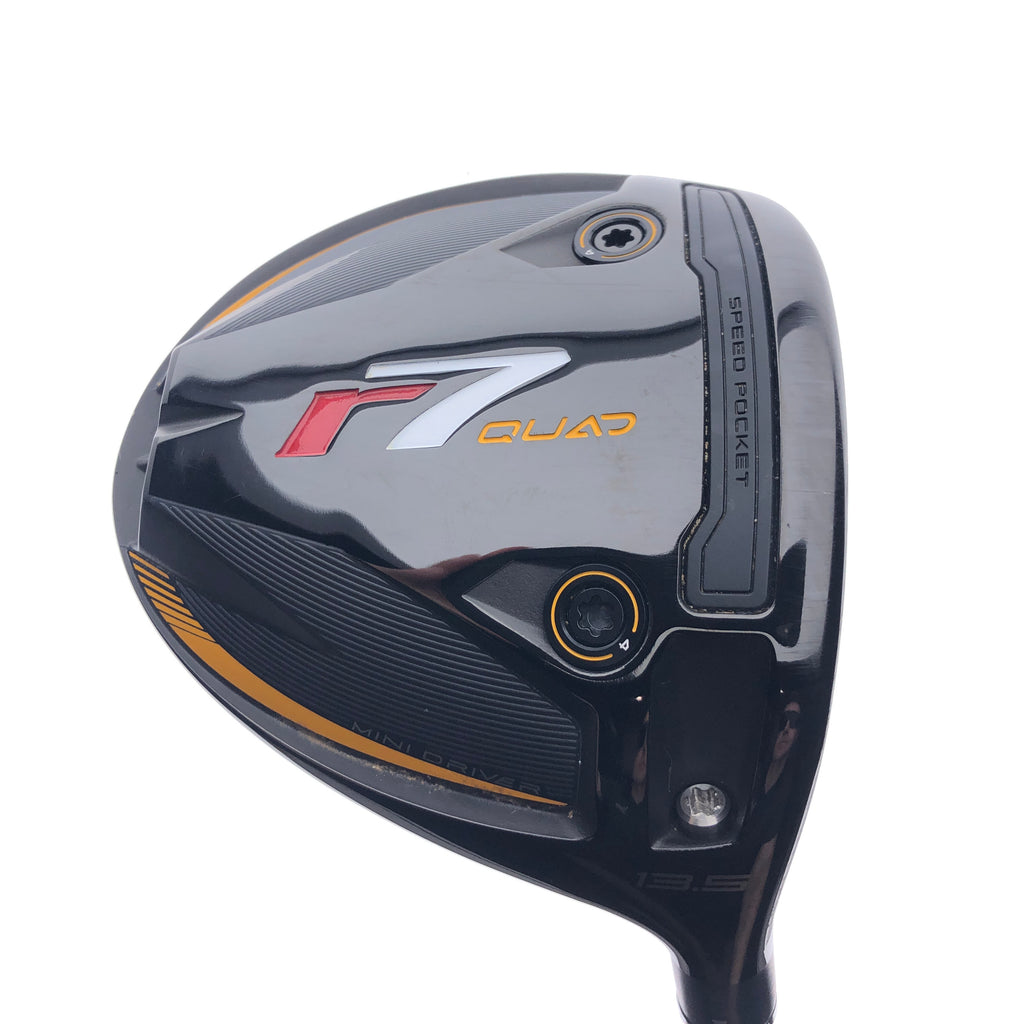 Used TaylorMade R7 Quad Mini Driver / 13.5 Degrees / Regular Flex