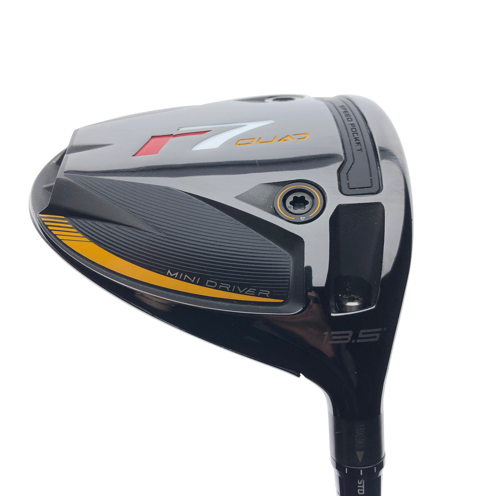 Used TaylorMade R7 Quad Mini Driver / 13.5 Degrees / Stiff Flex