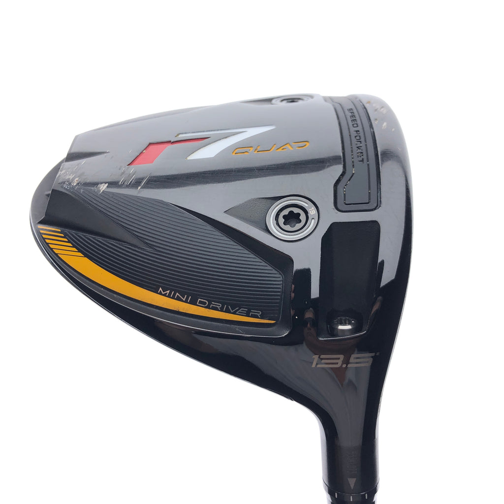 Used TaylorMade R7 Quad Mini Driver / 13.5 Degrees / Stiff Flex