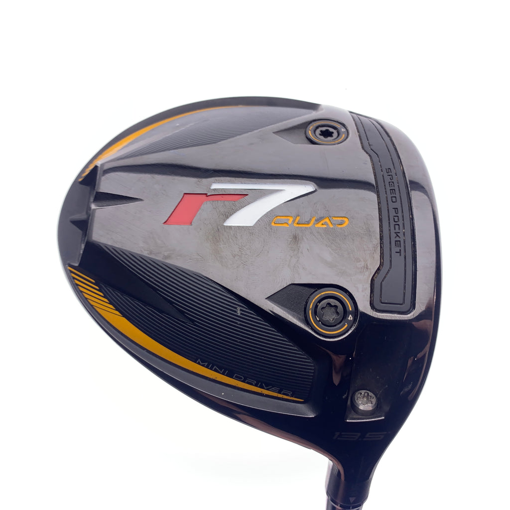 Used TaylorMade R7 Quad Mini Driver / 13.5 Degrees / Stiff Flex