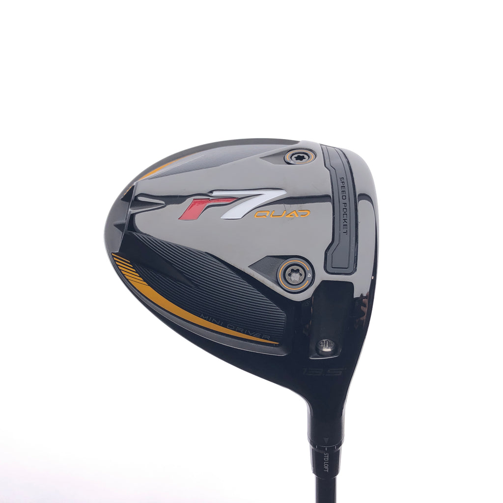 Used TaylorMade R7 Quad Mini Driver / 13.5 Degrees / Stiff Flex