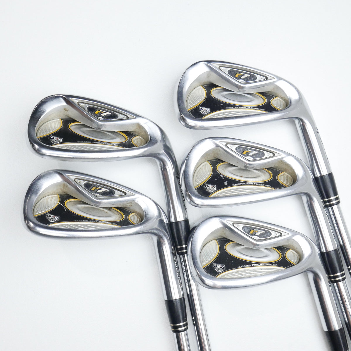 Used TaylorMade R7 TP Iron Set / 6 - PW / Stiff Flex