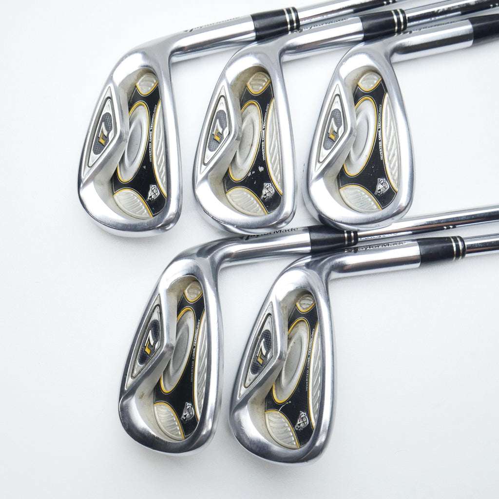 Used TaylorMade R7 TP Iron Set / 6 - PW / Stiff Flex
