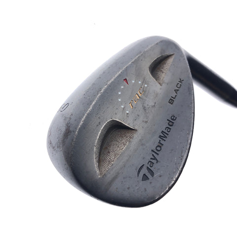 Used TaylorMade RAC Black Lob Wedge / 60.0 Degrees / Wedge Flex