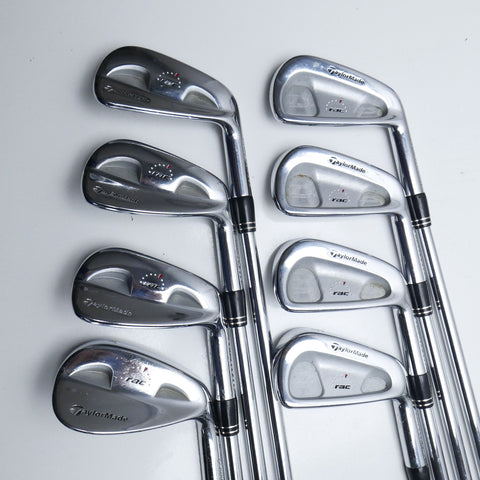 Used TaylorMade RAC CB & MB TP Combo Iron Set / 3 - PW / Regular Flex