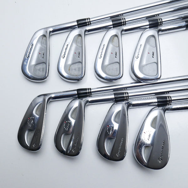 Used TaylorMade RAC CB & MB TP Combo Iron Set / 3 - PW / Regular Flex