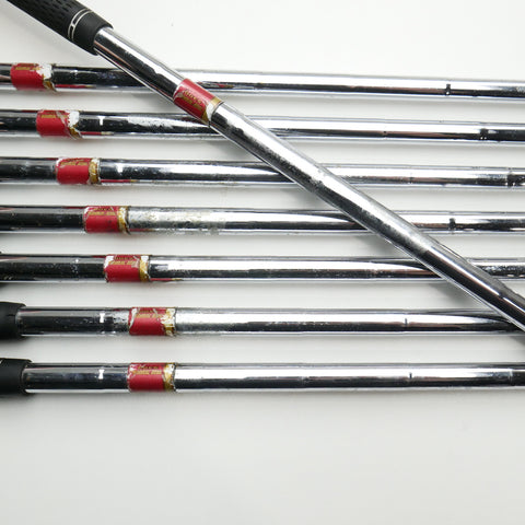 Used TaylorMade RAC CB & MB TP Combo Iron Set / 3 - PW / Stiff Flex