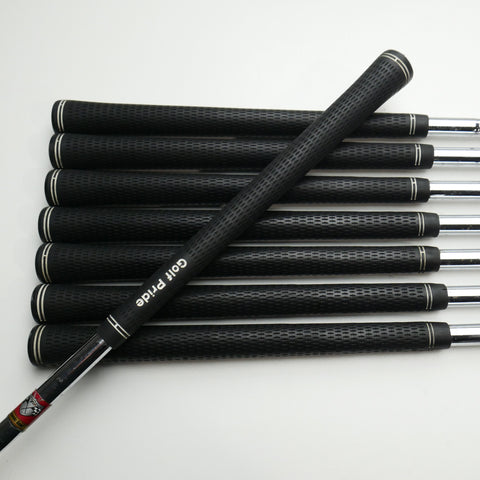 Used TaylorMade RAC CB & MB TP Combo Iron Set / 3 - PW / Stiff Flex