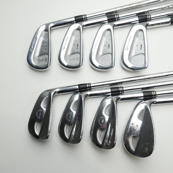Used TaylorMade RAC CB & MB TP Combo Iron Set / 3 - PW / Stiff Flex