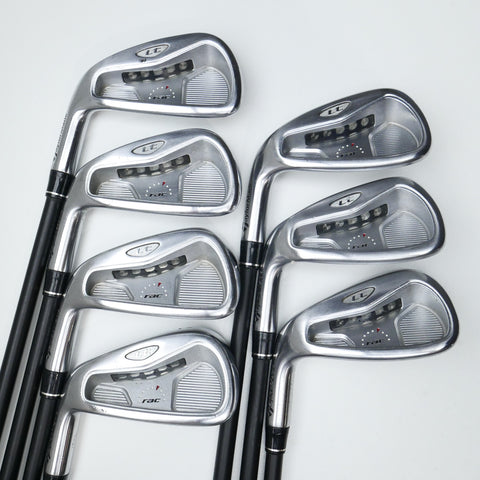 Used TaylorMade RAC LT II Iron Set / 4 - PW / Regular Flex / Left-Handed
