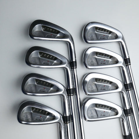 Used TaylorMade RAC LT Iron Set / 3 - PW / Stiff Flex