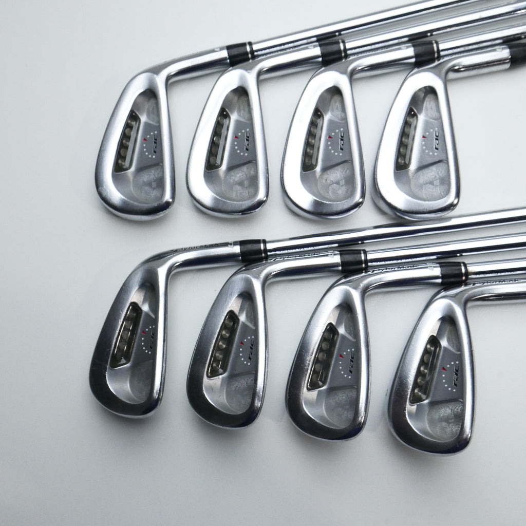 Used TaylorMade RAC LT Iron Set / 3 - PW / Stiff Flex