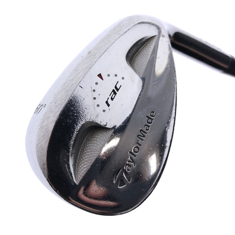 Used TaylorMade RAC Lob Wedge / 60.0 Degrees / Wedge Flex
