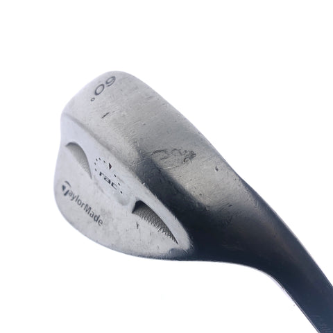 Used TaylorMade RAC Lob Wedge / 60.0 Degrees / Wedge Flex