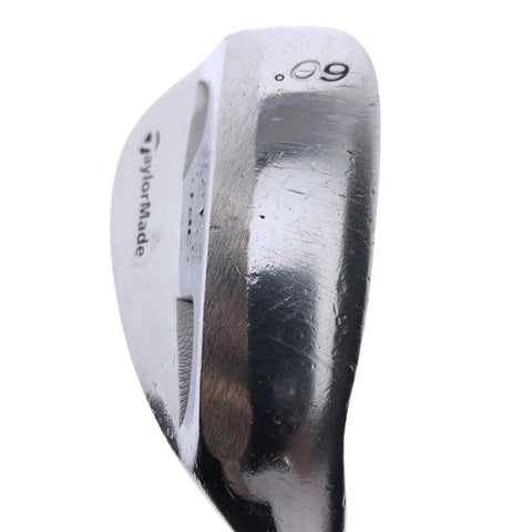 Used TaylorMade RAC Lob Wedge / 60.0 Degrees / Wedge Flex