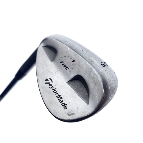 Used TaylorMade RAC Lob Wedge / 60.0 Degrees / Wedge Flex / Left-Handed