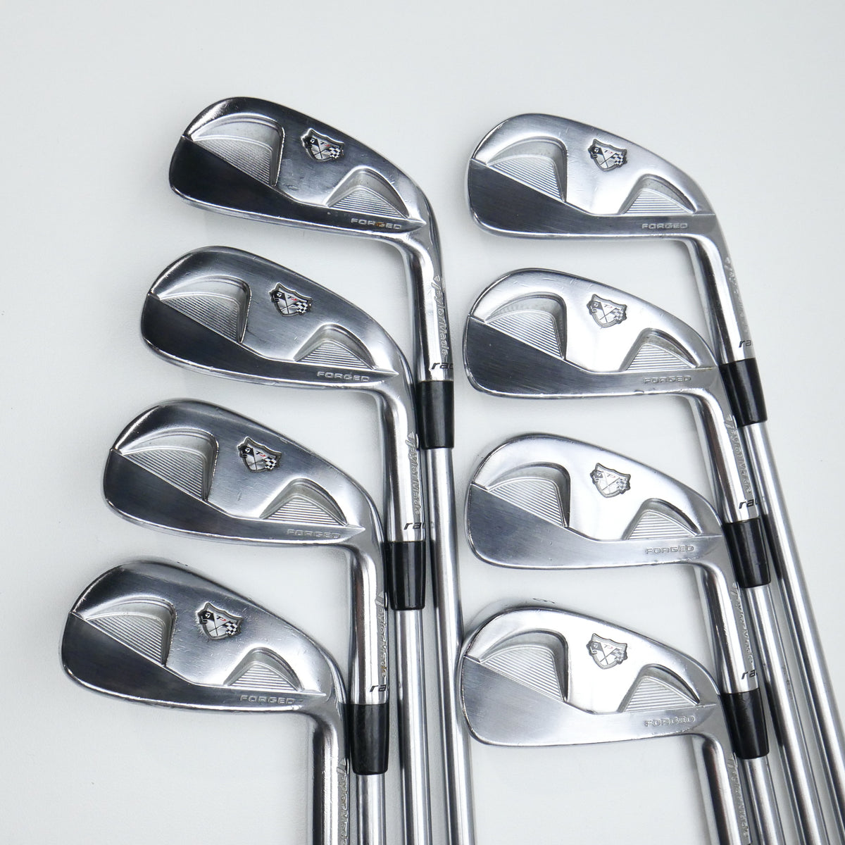 Used TaylorMade RAC MB TP Iron Set / 3 - PW / X-Stiff Flex