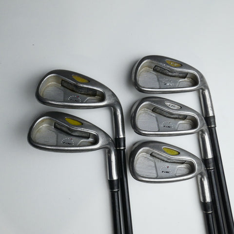 Used TaylorMade RAC OS II Iron Set / 6 - PW / Regular Flex