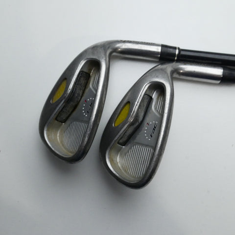 Used TaylorMade RAC OS II Iron Set / 6 - PW / Regular Flex
