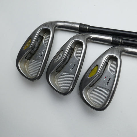 Used TaylorMade RAC OS II Iron Set / 6 - PW / Regular Flex