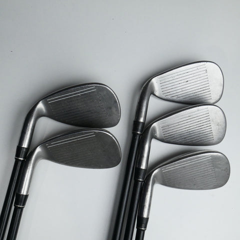 Used TaylorMade RAC OS II Iron Set / 6 - PW / Regular Flex