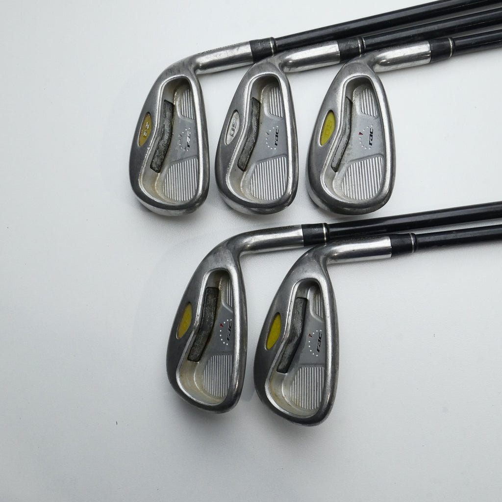 Used TaylorMade RAC OS II Iron Set / 6 - PW / Regular Flex