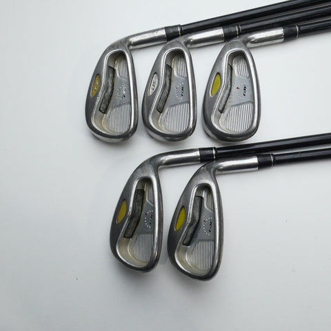 Used TaylorMade RAC OS II Iron Set / 6 - PW / Regular Flex