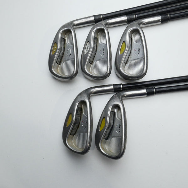 Used TaylorMade RAC OS II Iron Set / 6 - PW / Regular Flex